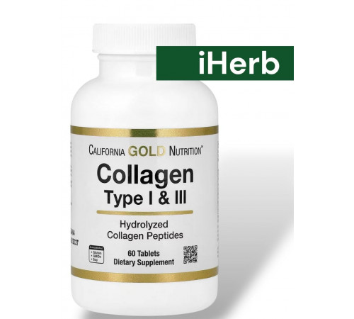 Коллаген типа 1 и 3, Collagen type 1 and 3, 60 таблеток