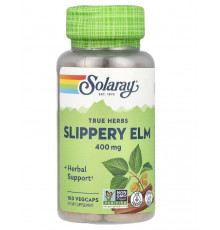 Кора скользкого вяза, Slippery Elm, 400 mg, 100 VegCaps