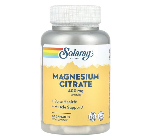 Цитрат Магния, Magnesium Citrate 400 мг 90 капсул