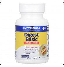 Добавка для пищеварения с пробиотиками, Digest Basic + probiotics 30 caps
