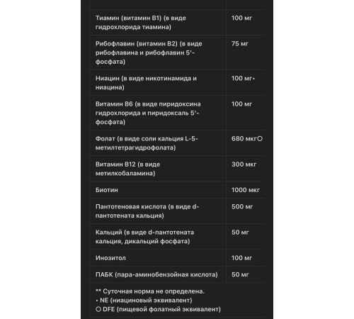 Комплекс витаминов группы B 60 вег капсул, Complete B-Complex 60 vegcaps