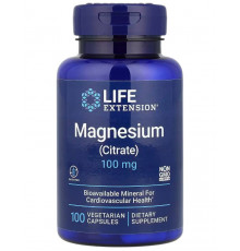 Цитрат Магния 100 мг 100 вег капсул, Magnesium Citrate 100 mg 100 vegcaps